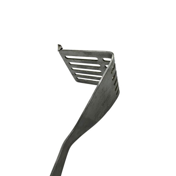 Right angle potato smasher. USA Ekco Flint Stainless Steel With Wooden Handle - Picture 9 of 9